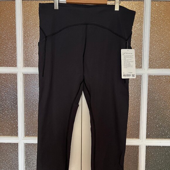 Lululemon Power Thru HR Tight - 25” Black Size 16 - Picture 6 of 8